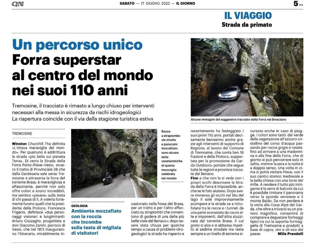 TremosineCasa Nel Borgo - Il Gufo公寓 外观 照片
